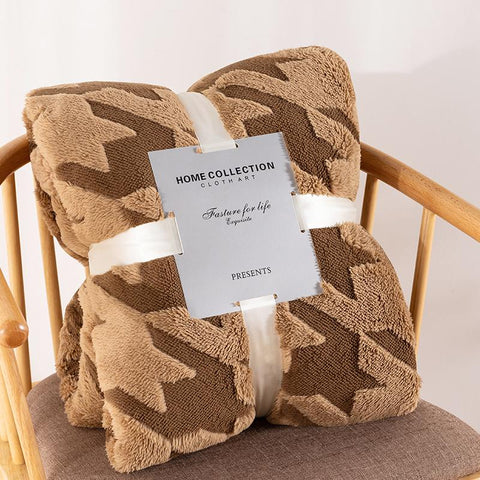 Plaid Throw Blanket Beds Nap Sofa Cover-HA00432-Veeddydropshipping
