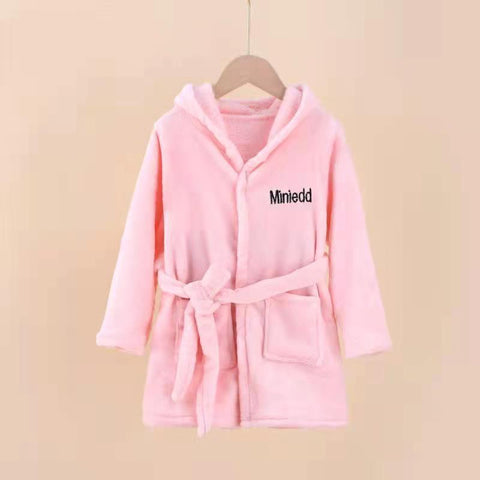 EuerDoDo Children&#39;s Bathrobe For Boys Girls Warm Long Sleeve-TB01054-Veeddydropshipping