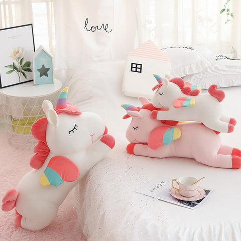 25-100CM Kawaii Giant Unicorn Plush Toys Cute Stuffed Animal Soft Sleep-TB01545-Veeddydropshipping