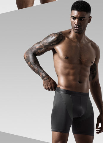 Underwear Modal Panties Man Ice Silk Breathable Pouch Long-MF01409-Veeddydropshipping