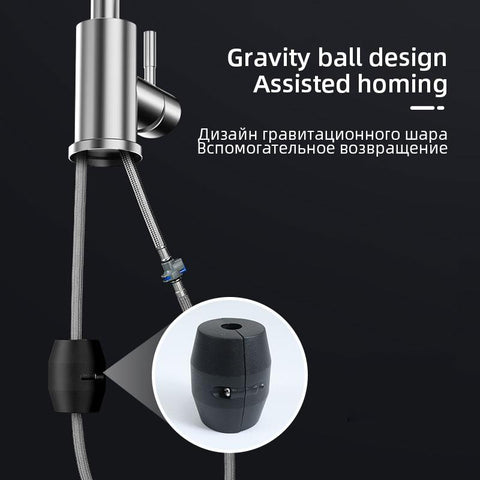 Kitchen Type Pull-out Faucet Retractable-TI00642-Veeddydropshipping