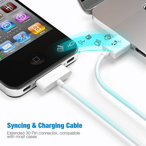 30Pin to USB Sync Data and Charging Cable for iPhone 4/ 4s iPhone 3G/3Gs -CE01198-Veeddydropshipping