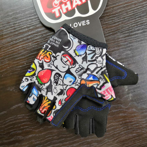 Summer Kids Cycling Gloves Half Finger Skate Riding Mountain Bike Outdoor Sports -OS01133-Veeddydropshipping