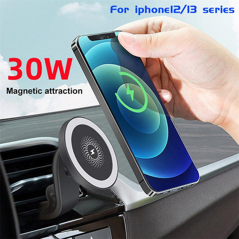 Magnetic Wireless Car Charger Fast Charging Strong-PA01090-Veeddydropshipping