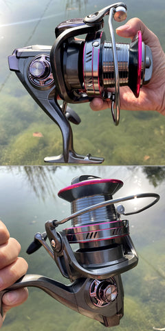 Metal Spool Fishing Reel Ultral Light High-speed 4.0:1 Spinning Reel 12+1BB 20-30kg -OS00408-Veeddydropshipping