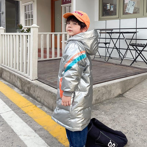 Kids Winter Girls Boys Waterproof Hooded Jackets-TB01032-Veeddydropshipping