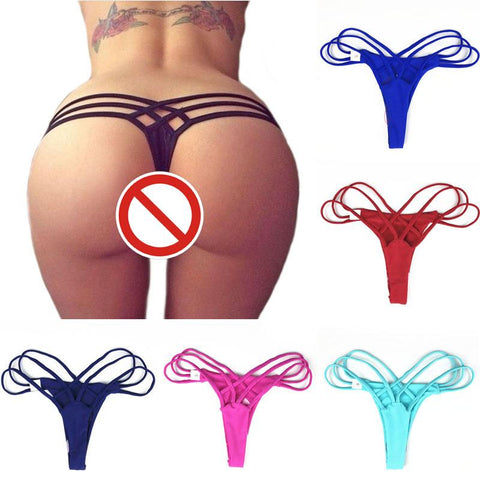 Hot Sale Women Sexy Bottoms Black Tanga Swimsuit Bikini Swimwear Cheeky Thong -OS00132-Veeddydropshipping
