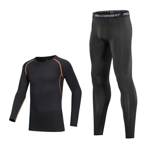 Set Autumn Winter Long Johns  Fitness Fast-Dry Thermo Colors-MF01537-Veeddydropshipping