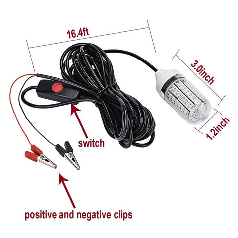 12V LED Fishing Light Waterproof Ip68 Lures Fish Finder Lamp Attracts-TI00972-Veeddydropshipping