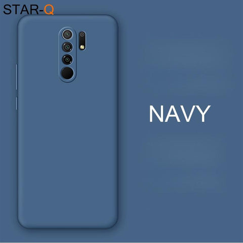 for redmi9 New upgrade full cover camera liquid silicone phone case for xiaomi redmi 9-PA00325-Veeddydropshipping