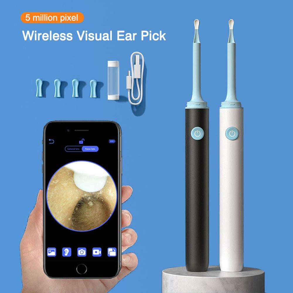Wireless WiFi Ear Pick Otoscope Camera Borescope-BH00801-Veeddydropshipping