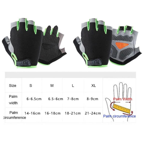 Goture Cycling Gloves Anti Slip Shock Breathable Half Fingerless Gloves Bike -OS00686-Veeddydropshipping