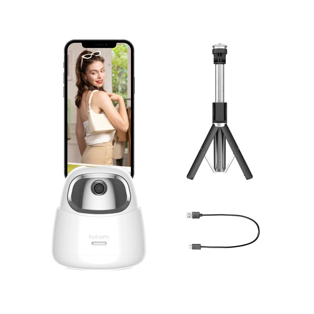 GO Auto Face Tracking Gimbal Stabilizer Phone Tablet Tracking Holder 360 Rotation -CE00312-Veeddydropshipping