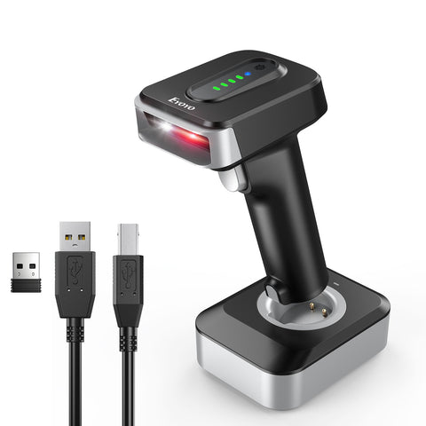Automatic induction screen scanning 2D Bluetooth barcode scanner 2500mAh power indicator light wireless-Veeddydropshipping
