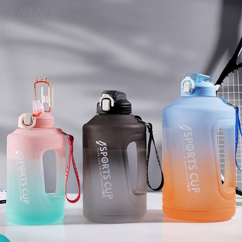 Sport Water Bottle Reminder Silicone Sith Straw-HA01247-Veeddydropshipping