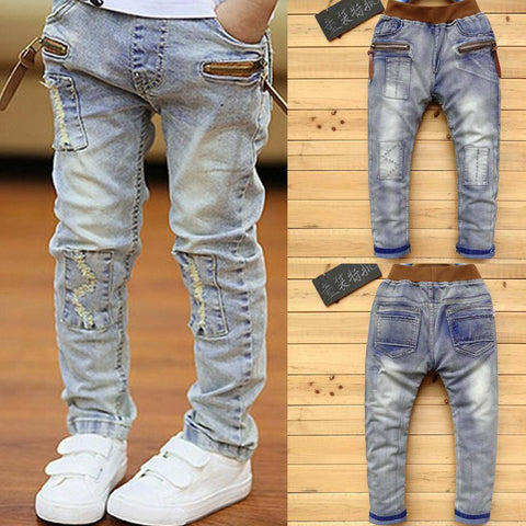 IENENS 5-13Y Kids Boys Clothes Skinny Jeans Classic Pants Children-TB01248-Veeddydropshipping