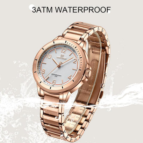 Female Wristwatch Stainless Steel Lady Quartz Bracelet -JW00913-Veeddydropshipping