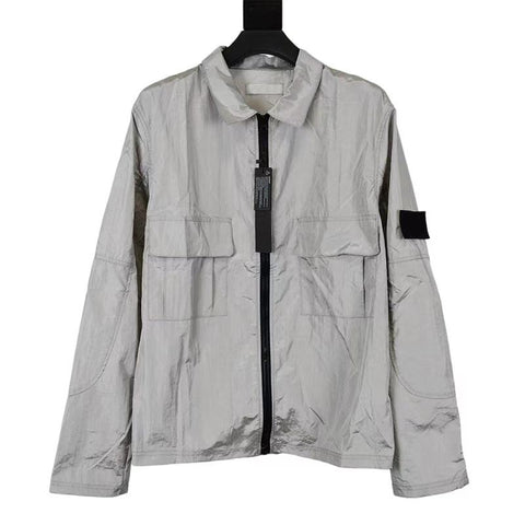 Casual Loose Spring Summer Zipper Pocket Vintage Long-Veeddydropshipping