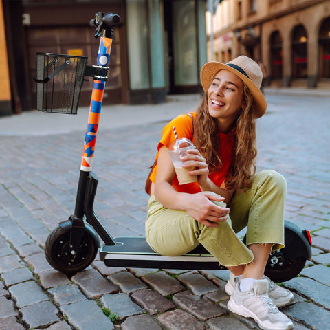 Scooter Basket Quick Release 70lb Loading Capacity Heavy Duty Iron Mesh Basket-OS00951-Veeddydropshipping