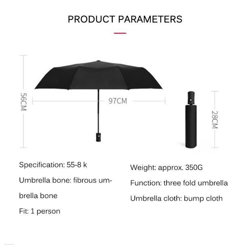 Windproof Women Automatic Umbrella-HA01156-Veeddydropshipping