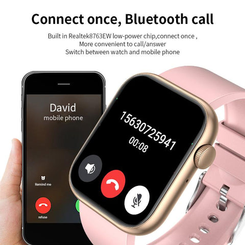 New Smart Watch For Women Full Touch Screen Bluetooth Call Waterproof-CE00548-Veeddydropshipping