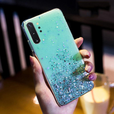 Bling Glitter Case for Huawei P20 Lite P30 Silicon Crystal Sequins Soft Cover-PA00266-Veeddydropshipping