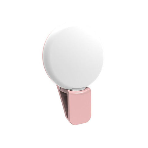 Mini Selfie Ring Light LED Flash Phone Lens Light USB Rechargeable Clip Mobile Phone-PA00826-Veeddydropshipping