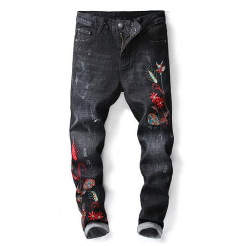 Jeans Slim-fit Feet Pants Male Classical Chinese-MF00825-Veeddydropshipping