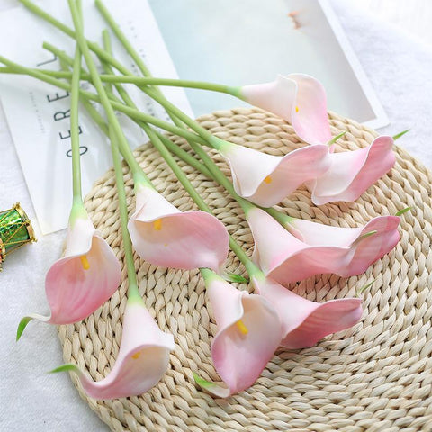 Real Touch Artificial Flowers Calla Bouquet-HA00767-Veeddydropshipping