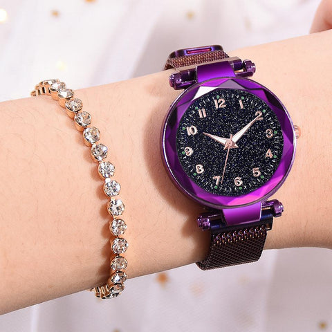 Luxury Women Watches Starry Sky Female Clock Quartz Wristwatch -JW01093-Veeddydropshipping