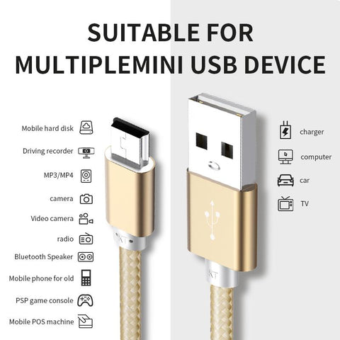 Mini USB Cable Fast Data Charger Cable-Veeddydropshipping