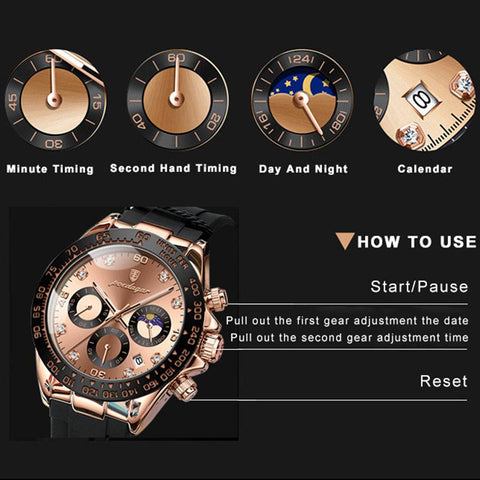 Luxury Casual Watch Business Sport Waterproof Watch Male-JW00657-Veeddydropshipping