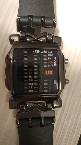 Smartwatch Square  LED Digital Casual Bracelet Wrist Watch-JW01145-Veeddydropshipping