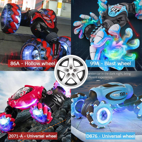 ZWN 1:12 / 1:16 4WD RC Car Radio Gesture Induction Music Light Stunt-TB01428-Veeddydropshipping