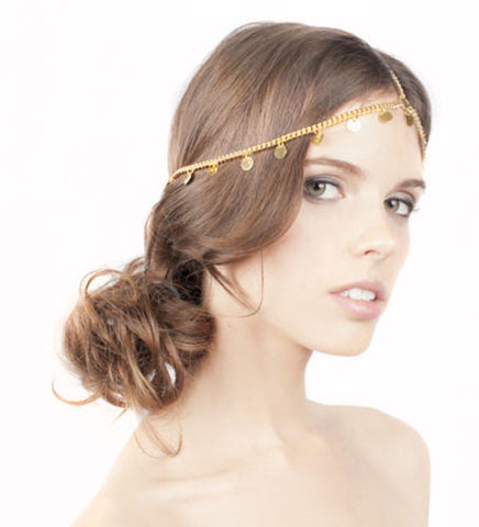 Forehead Head Chains  Bride Wedding Accesories Headban -JW00498-Veeddydropshipping