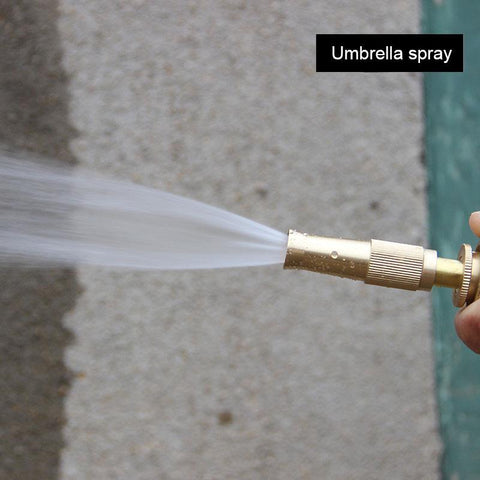 Garden Brass Adjustable Spray Gun Hose Nozzle-HA01522-Veeddydropshipping