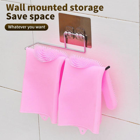 Hanging Rolling Paper Holder No-Punch Bathroom Towel-HA00867-Veeddydropshipping