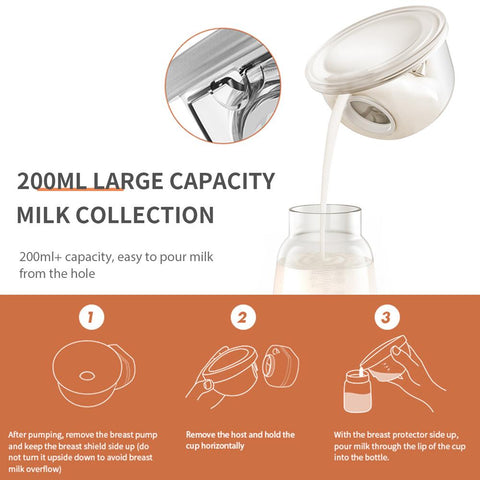 Electric Breast Pump Hands-Free Invisible Portable Silent Breast Pump Milk-TB00648-Veeddydropshipping
