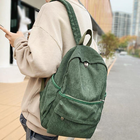 Vintage College Backpack Girl Boy Travel Leisure Retro Book Bag Female-BS00321-Veeddydropshipping