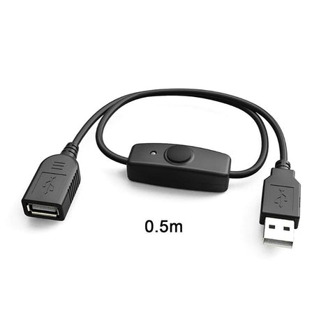 0.5/1m Data Sync USB 2.0 Extender Cord USB Extension Cable With -CE00049-Veeddydropshipping