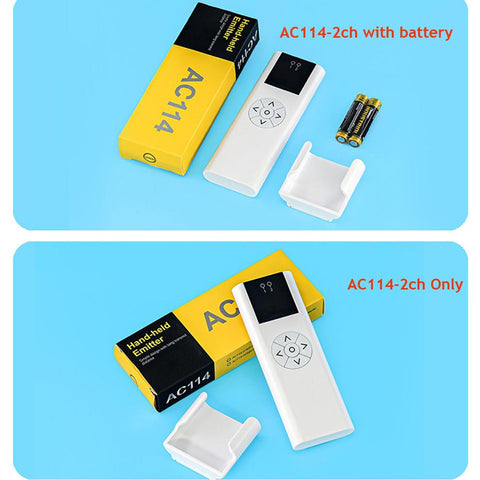 A-OK AC114 01/02/06/16 Channel Handheld Wireless Emitter for A OK RF433-TI01067-Veeddydropshipping