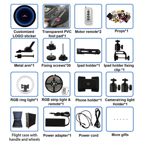 360 Photo Booth Automatic Rotating Video Turntable Panoramic Shooting Plataforma -CE00285-Veeddydropshipping