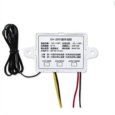 220V 10A Digital LED Temperatur Regler Controller Thermostat Control Kit-TI01039-Veeddydropshipping