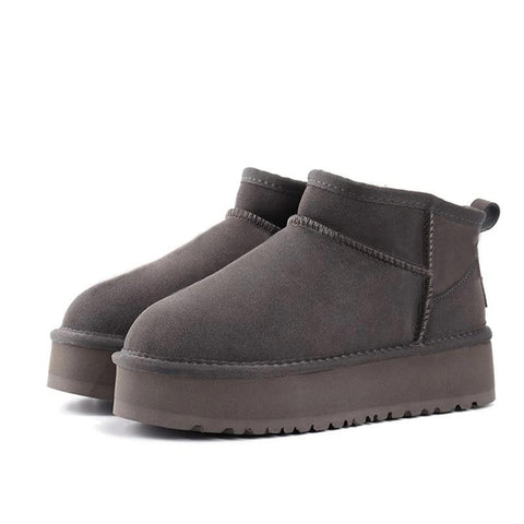 Suede Plush Warm Casual Shoes 2023 Winter New Thick Goth-BS01027-Veeddydropshipping