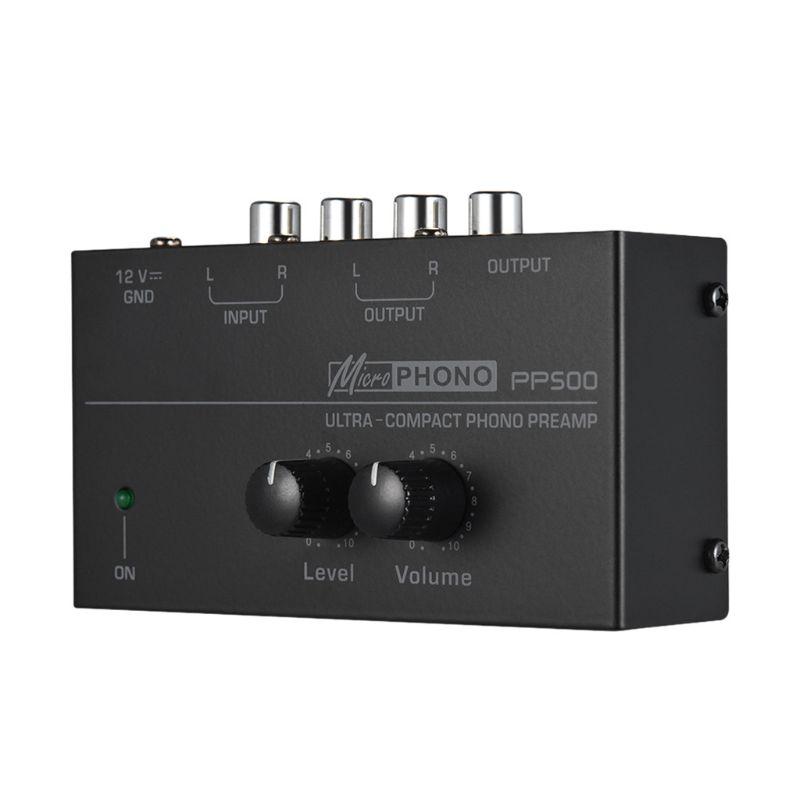 Phono Preamp Preamplifier with Level Volume Control-Veeddydropshipping