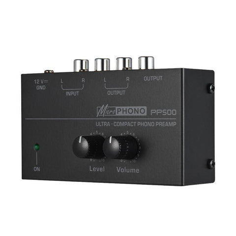 Phono Preamp Preamplifier with Level Volume Control-Veeddydropshipping