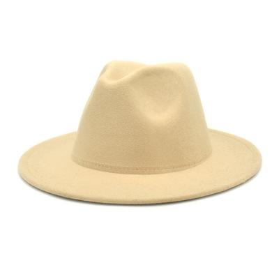 fedora hat women&#39;s 21-color wide brim jazz top-MF01005-Veeddydropshipping