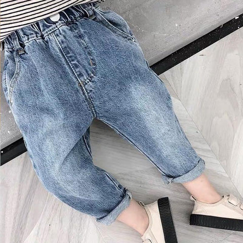 Baby Jeans Solid Color boyJeans For boys Spring Autumn Jeans Baby boys-TB01308-Veeddydropshipping