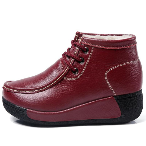 Waterproof Keep Warm Winter Boots Plush Botas Casual-BS00955-Veeddydropshipping