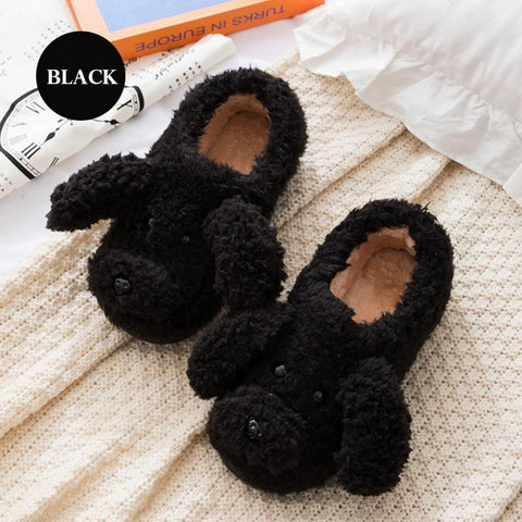 Fluffy Slippers Winter Warm Couple Shoes Woman Indoor-BS01148-Veeddydropshipping